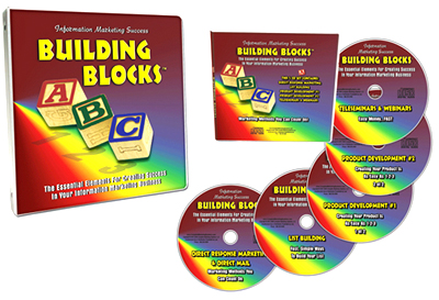 Information Marketing Success Building Blocks Basic Home Study Program