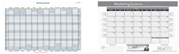 Magic Money Map Marketing Calendar